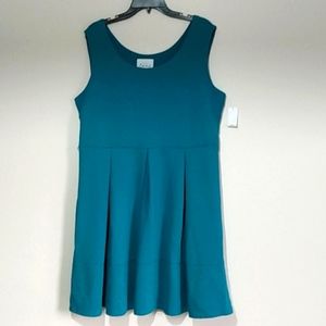 Teal Women's Teal Dress  1X - 2X - 3X